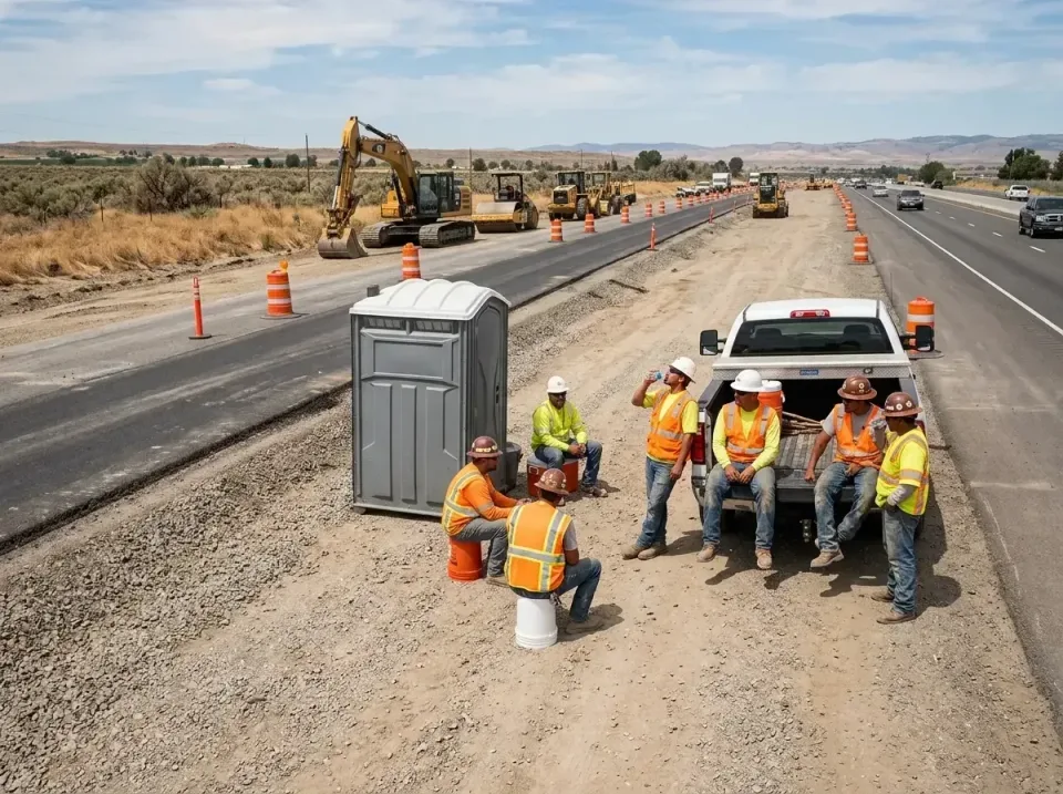 highway-road-construction-crew-007 — frequently asked questions, Porta Potty and Restroom Rentals in Humboldt, IA